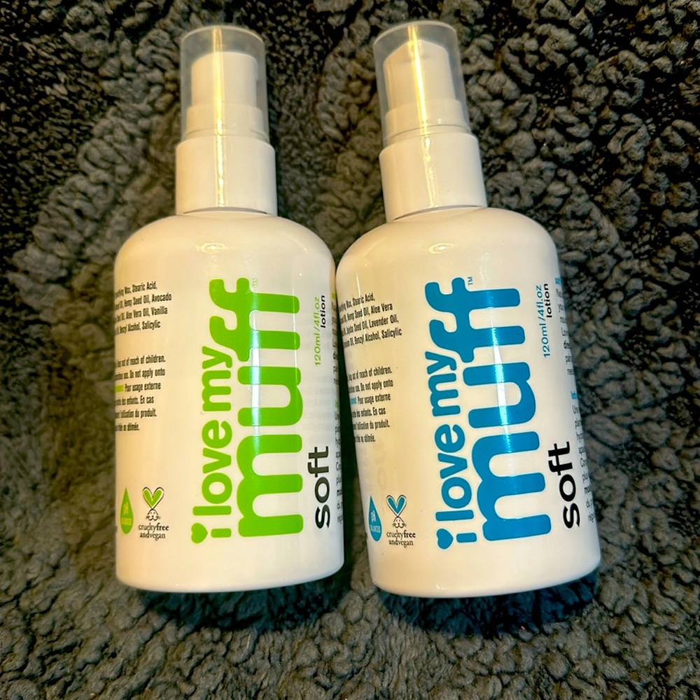 I 💚LOVE my 🩵 MUFF 💙 SPRAY LOTION NWT
